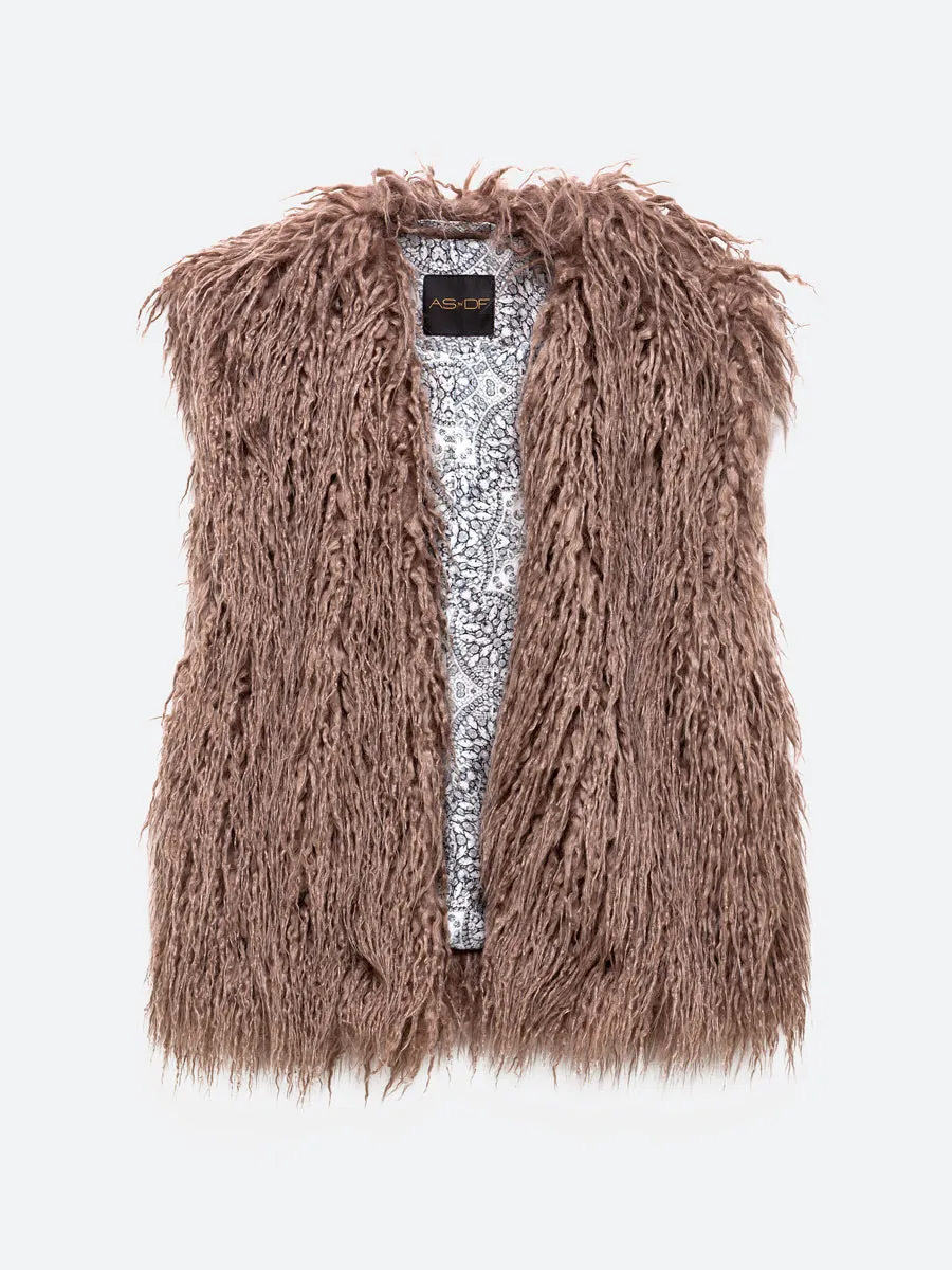 REVOLUTION SHAG FUR VEST