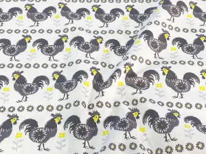 Roosters - Korean Patchwork Cotton