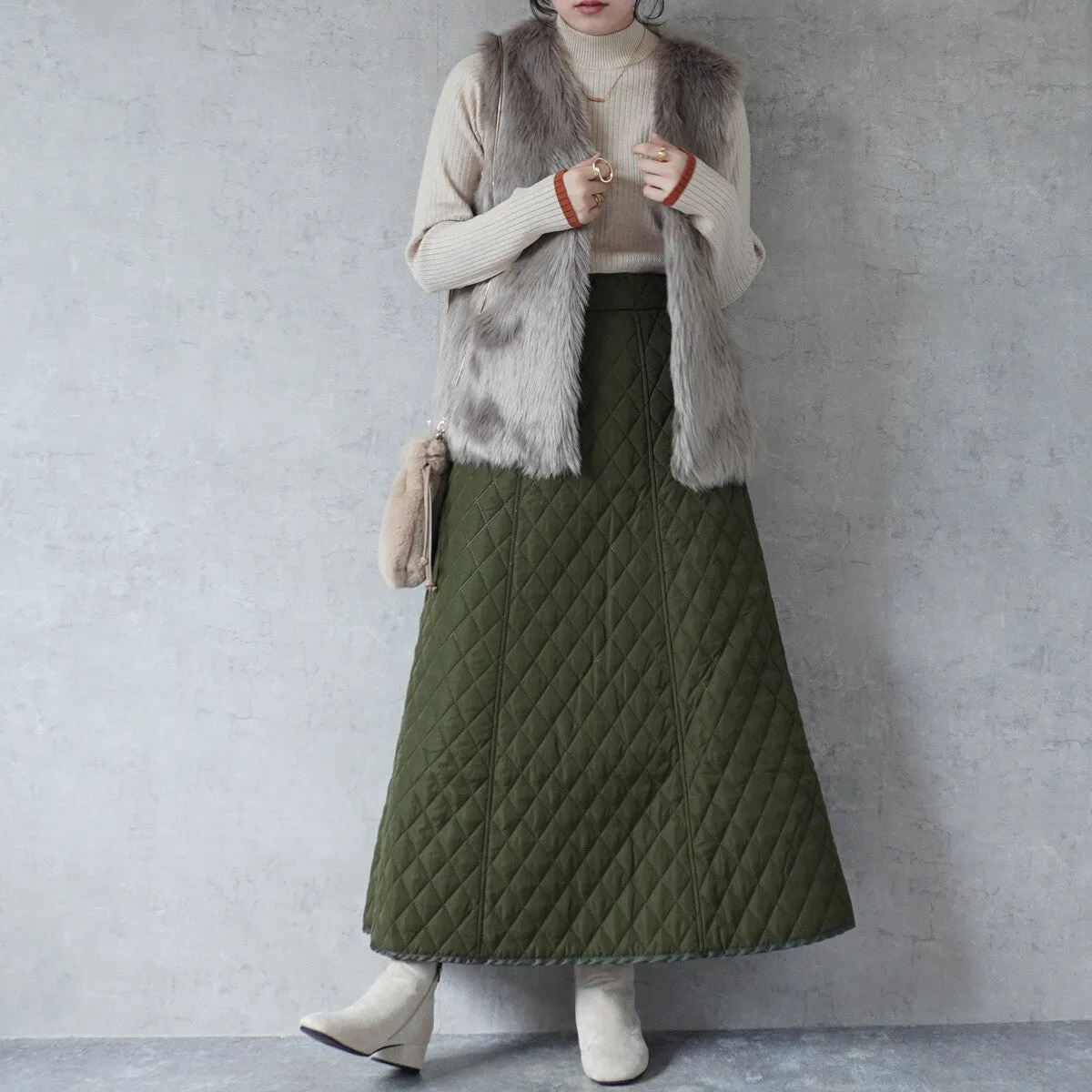 SATO | Long Faux Fur Vest