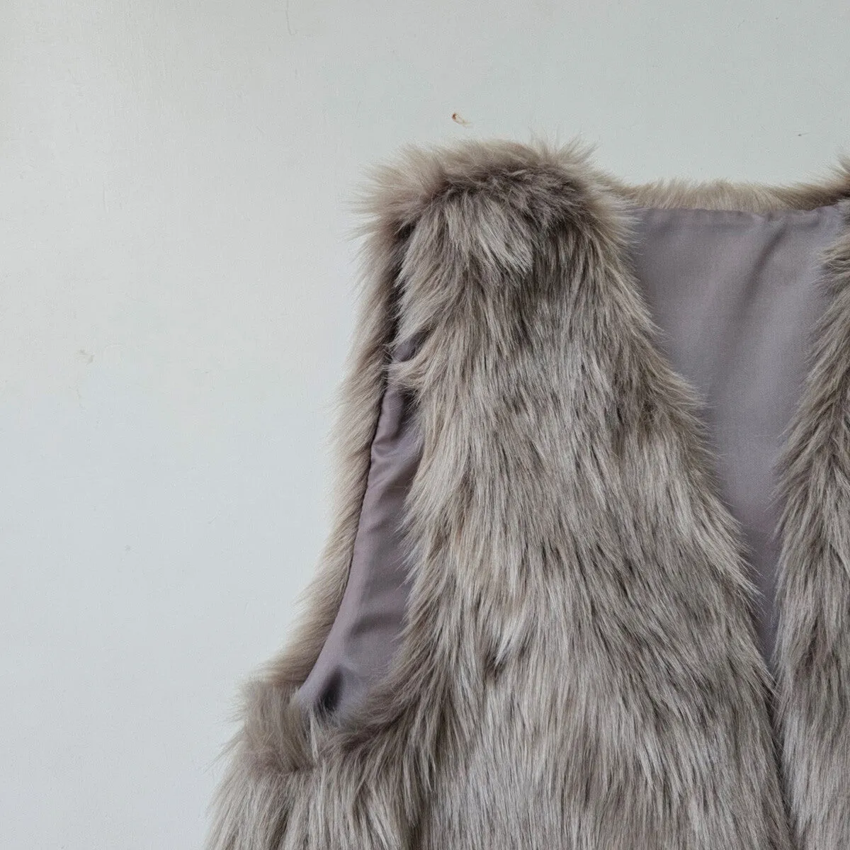 SATO | Long Faux Fur Vest
