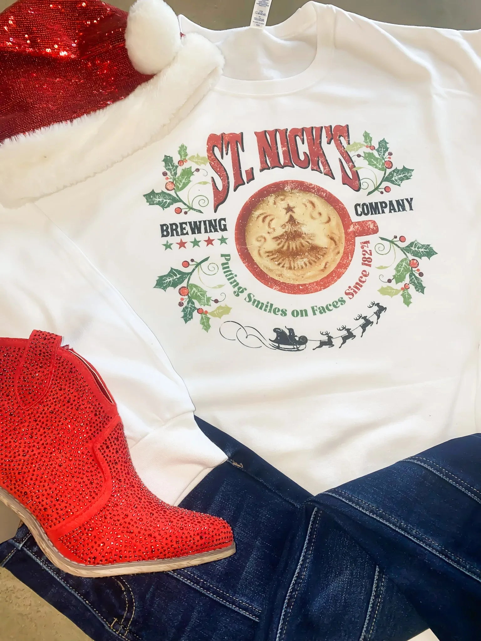 St Nick's Brewing Company Graphic Sweatshirt