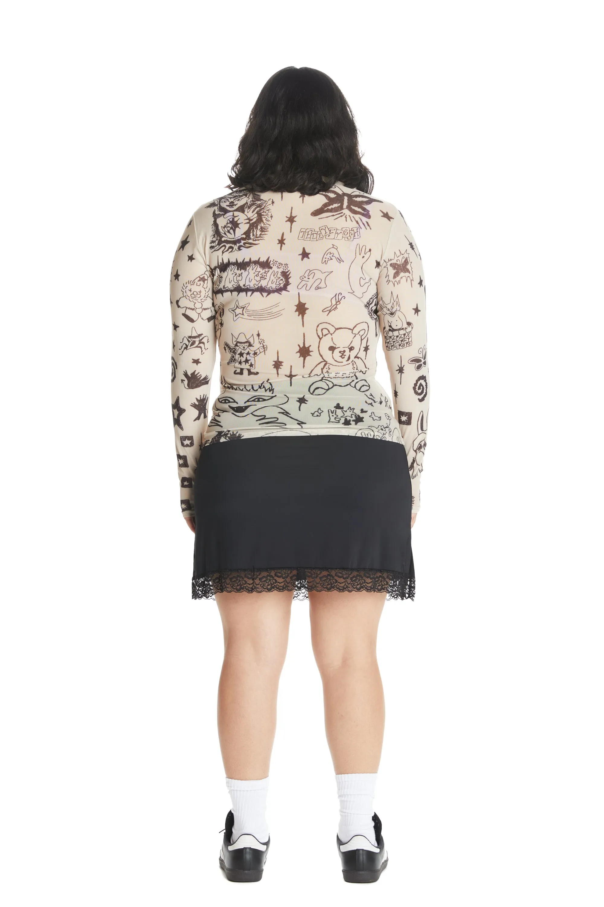 Tattoo Mesh Top
