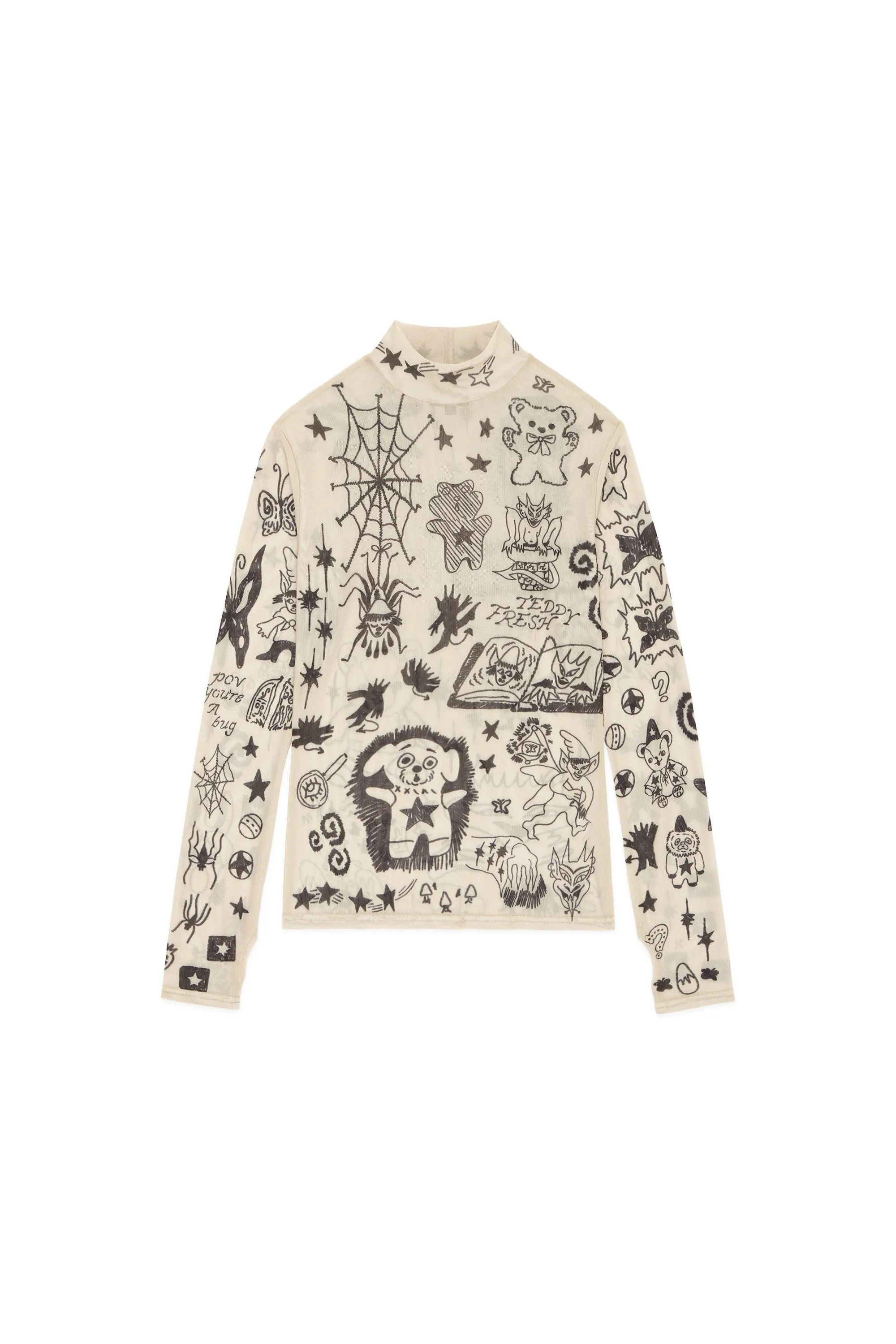 Tattoo Mesh Top