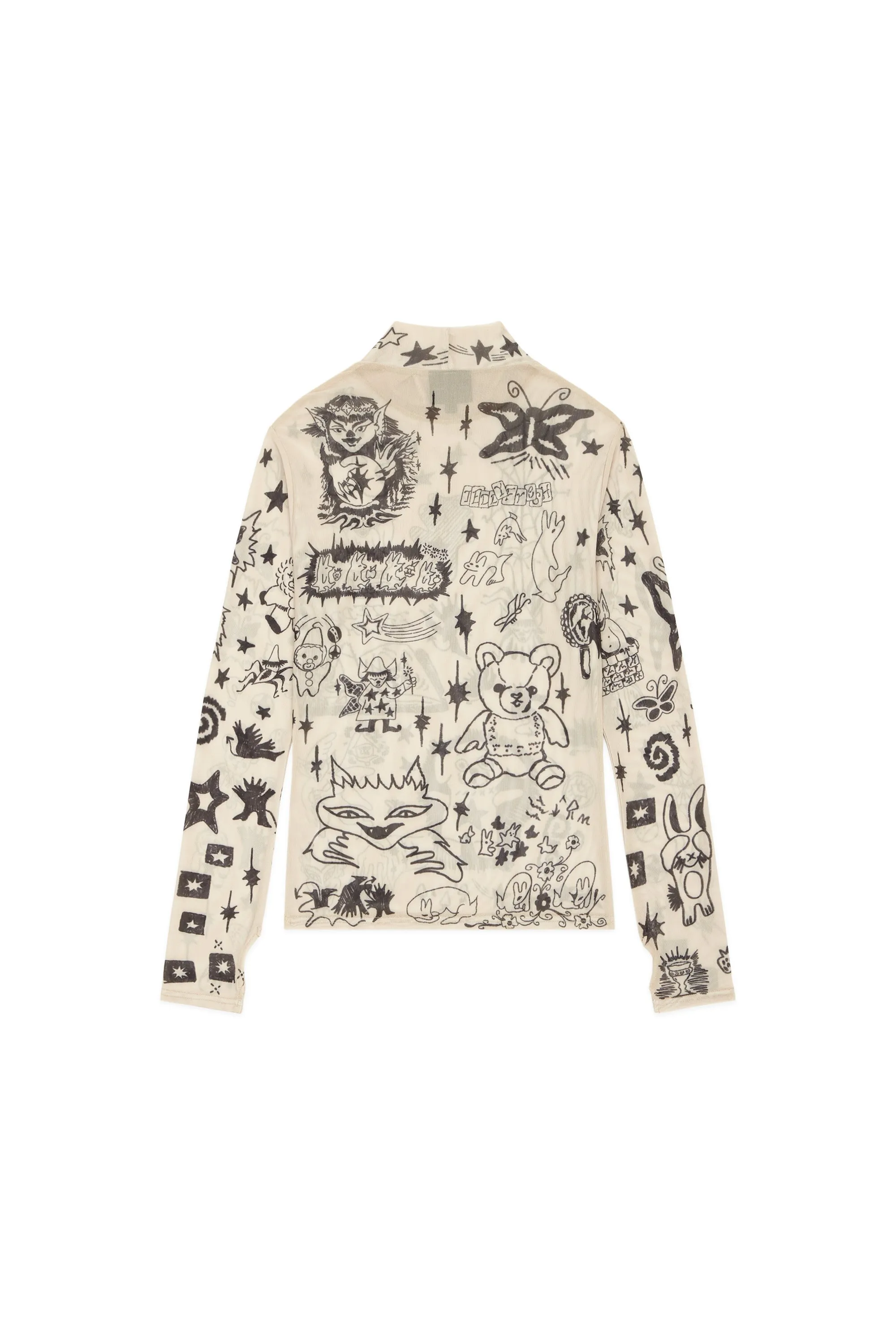 Tattoo Mesh Top
