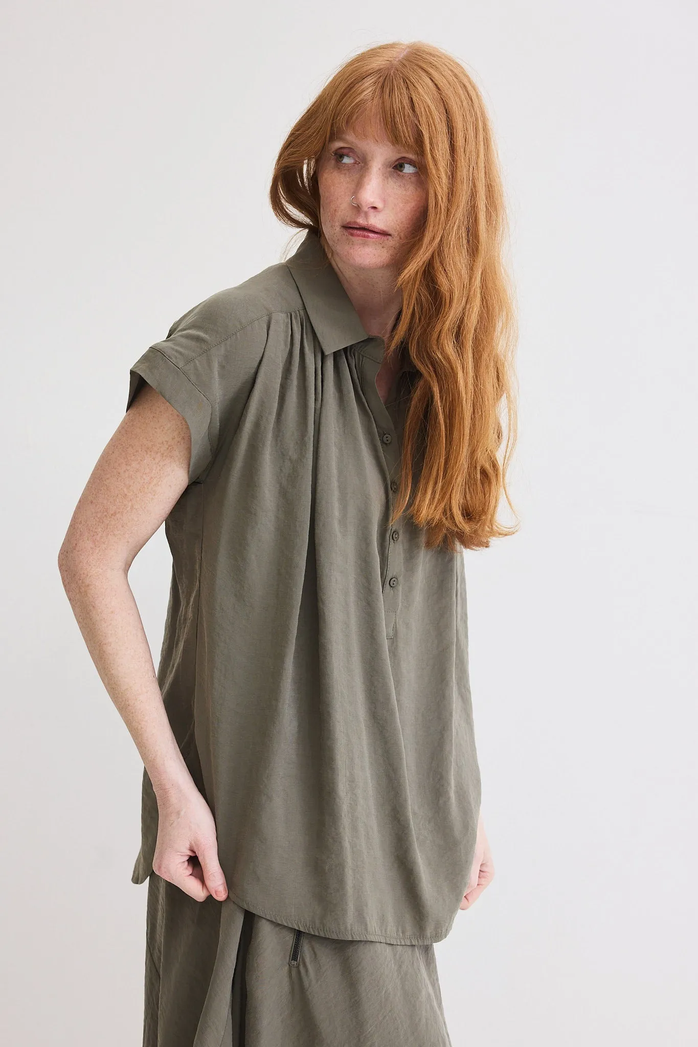 The Nonchalant Oversized Voile Blouse