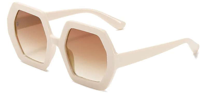 Trendy Oversized Retro Sunglasses