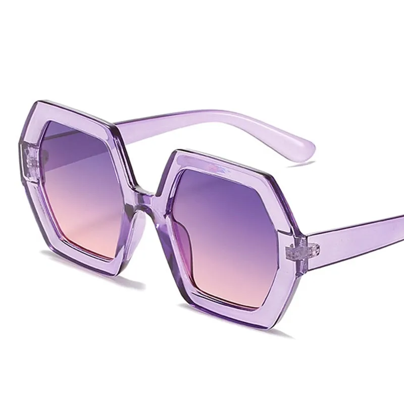 Trendy Oversized Retro Sunglasses