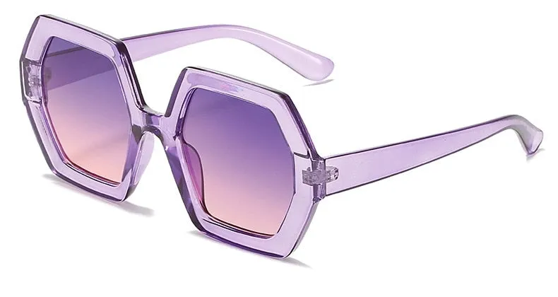 Trendy Oversized Retro Sunglasses