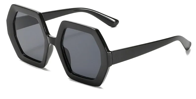 Trendy Oversized Retro Sunglasses