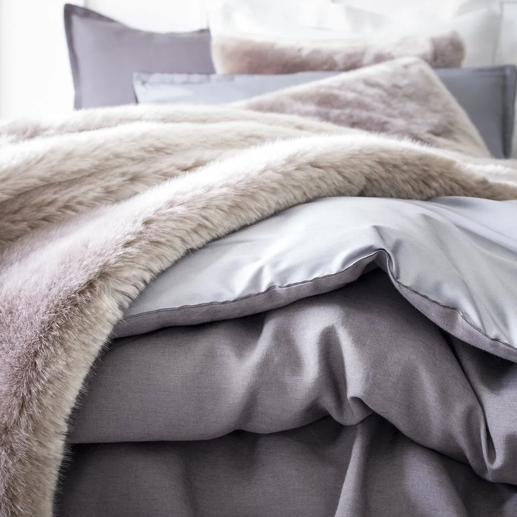 Tsarine Faux Fur Bedding Collection by Alexandre Turpault