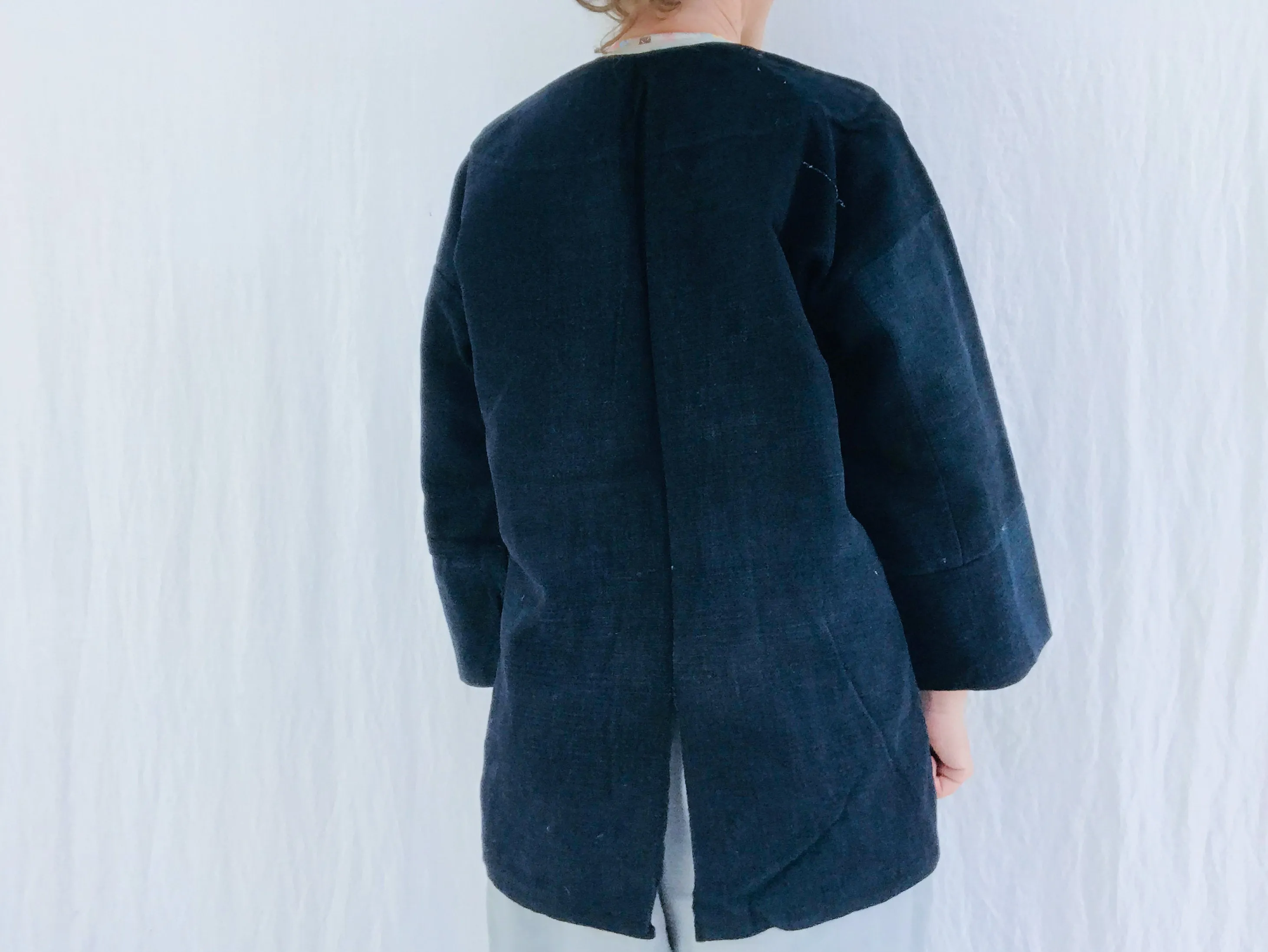 Vintage Red Dao Jacket. Indigo. Hmong Vietnam S-L
